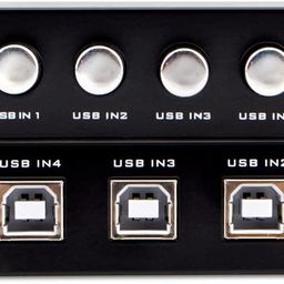 care case CARE CASE® USB Share Switch USB 2.0 Peripheral Switcher Adapter Box 4 PC to Share one USB Device Printer, Scanner, Camera, Keyboard, etc. image 2