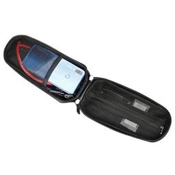 SHIVEXIM Bicycle Front Tube Frame Bag Large Capacity Hard Shell Rainproof Case (Frame Bag) image 2