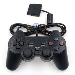 GAME GURU Wired Controller for PS2 – Double Shock Vibration Gamepad Joystick with 1.8M Cable – Ergonomic Design Remote Joypad for Sony PlayStation 2 Console image 5