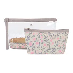 NFI Essentials Women's Floral Cosmetic Travel Makeup Pouch (Pack of 2)-picture-11