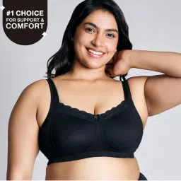 Nykd by Nykaa Everyday Pretty Lace Bra - Jet Black NYB190-picture-15