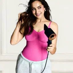 Underneat Women Tummy Control Pink Seamless Comfort Brief Bodysuit Shapewear-picture-32