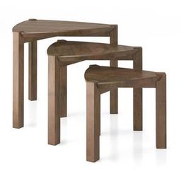 urban ladder Clapton Solid Wood Side Table in Danish Walnut Finish-picture-24