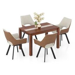 urban ladder Atlas Solid Wood 4 Seater Dining Set in-picture-8