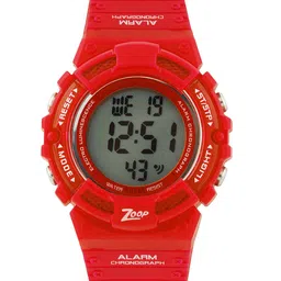 Zoop Digital Unisex Red Digital watch NLC4040PP02-37