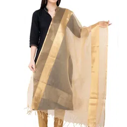 A R SILK DUPATTA HUB Dupatta With Zari-picture-49