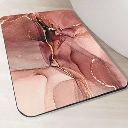 IVAZA Anti slip, bath door mats for home 600 gsm, bath mat 40x60-image-90