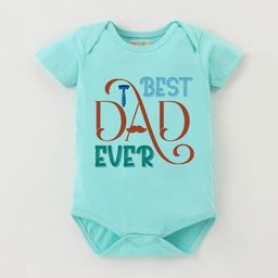 BLUSHES Infants Father's Day Theme Printed Pure Cotton Bodysuit-image-69
