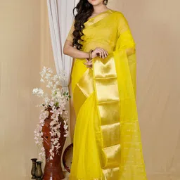 PuJoy Zari Taant Saree-image-41