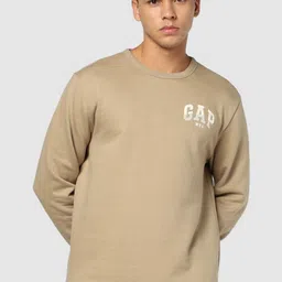 GAP Crew-Neck Logo Printed Sweatshirt-picture-33