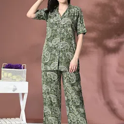 Mintmarie Women Printed Night suit-image-39