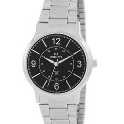 maxima Men Printed Dial & Stainless Steel Straps Analogue Watch 48274CMGI-18
