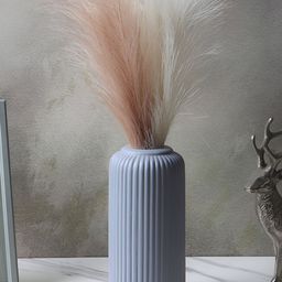 Kreative Arts Grey Ceramic Flower Vase-image-74
