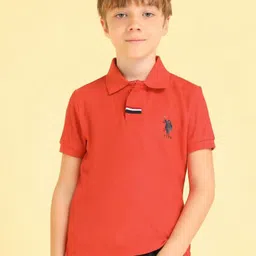 U.S. Polo Assn. Kids Boys Polo Collar T-shirt-picture-15