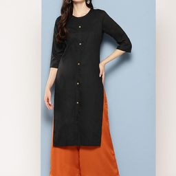 Mom&Bae Women Maroon Kurtas-image-40