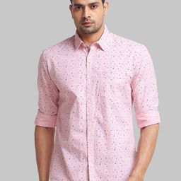 Parx Men Slim Fit Opaque Printed Casual Shirt-image-95