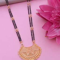 Ramdev Art Fashion Jwellery Gold-Plated Artificial Beaded Mangalsutra-image-51