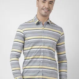 Numero Uno Men Slim Fit Multi Stripes Striped Casual Shirt-image-77