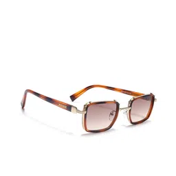 Voyage Unisex Brown & Clear Lens Golden & Demi Brown Frame Square Sunglasses 9930MG7056-image-96