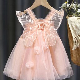 YK Girls Self Design Fit & Flare Dress-image-89