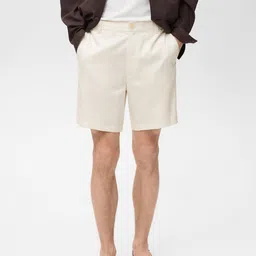 MANGO MAN Mid-Rise Regular Fit Bermuda Shorts-image-10