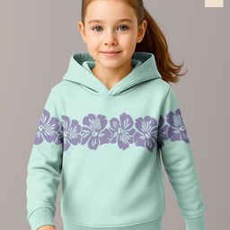 HELLCAT Girls Pack Of 2 Floral Printed Hooded Sweatshirt-picture-1
