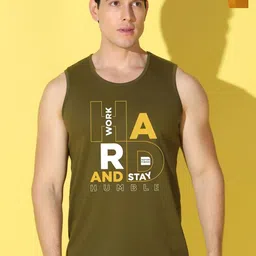 WOOSTRO Pack Of 2 Printed Combed Cotton Gym Vests VWS26(HARD OLIVE)(98 MUSTARD)-image-85