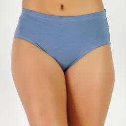 GOTO Mid Rise Hipster Briefs Cotton lycra Solid Penti Sky Blue-image-43