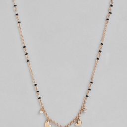 Anouk Rose Gold-Plated Zircon Mangalsutra-image-47