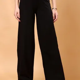 MINOS Women Flared Trousers-image-78