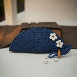 AURKA Floral Textured Purse Clutch-image-74