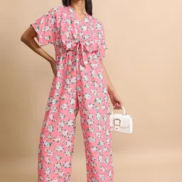 Tokyo Talkies Women Floral Printed Basic Jumpsuit-20