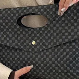 StyleCast Checked Structured Sling Bag with Tasselled image 2