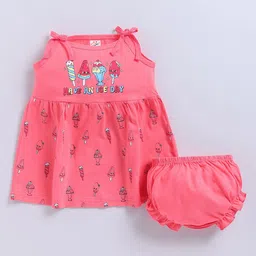 Universal Stars Girls Printed Top with Shorts-image-87