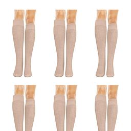 MUKHAKSH Unisex Beige Socks-picture-29