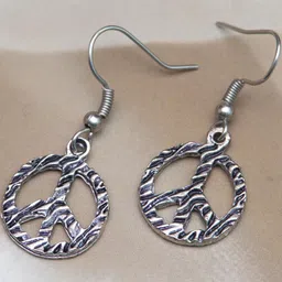 Creative Frogs Silver-Plated Alloy Drop Earrings-image-76