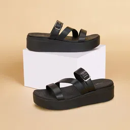 Forever Glam by Pantaloo Women Wedge Sandal Heels-14