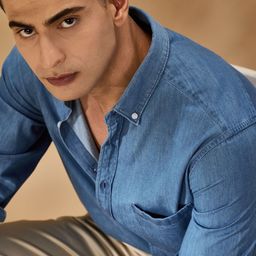 Aldeno Men Comfort Opaque Casual Shirt-image-92