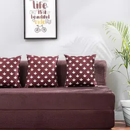 Solis Primus Comfort for all Coffee Brown Foam Fold Out Sofa Cum Bed-image-68