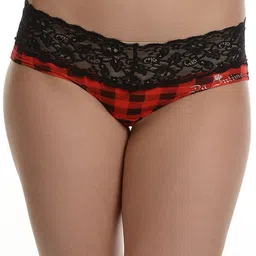 Da Intimo Printed Low-Rise Seamless Bikini Brief DIU-59_RD-image-16