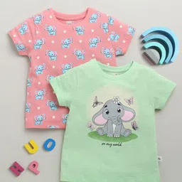 BUMZEE Girls 2 Printed T-shirt-picture-55