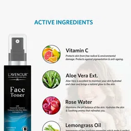L'AVENOUR Set Of 3 Vitamin C Soothing Face Toner For Pore Tightening - 100 ml Each image 2