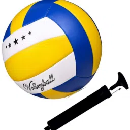 Premium Volleyball size-4 with air pump Official size and weight Volleyball - Size: 4-picture-17