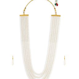 Zaveri Pearls Beaded Layered Jewellery Set-25