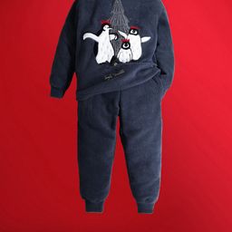 Cherry Crumble Unisex Kids Printed Night suit-picture-4