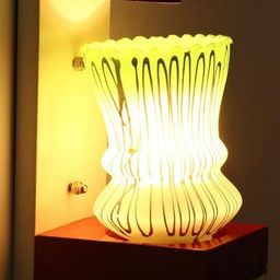 SOMIL Green Glass Cylinder Printed Wall Lamps-image-97