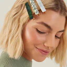 Accessorize Women Set of 3 Alligator Hair Clip-67
