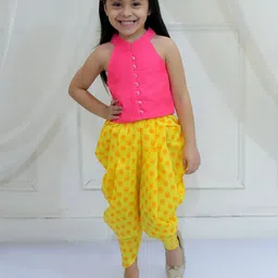 Twisha Girls Top with Dhoti Pants-image-74