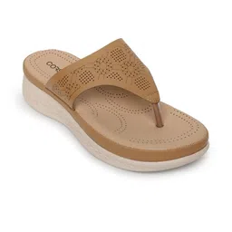 CORSICA Women Textured T-Strap Flats-picture-39