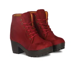 Commander Shoes Block-Heeled Winter Boots-image-34